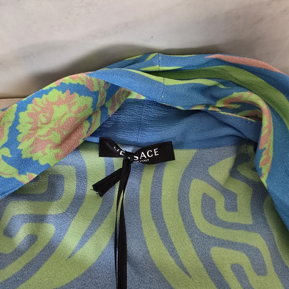 Versace Colorful Long Sleeve Bodysuit - Picture 6 of 13